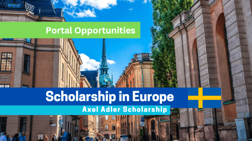 Axel Adler Scholarship 2025 in Sweden