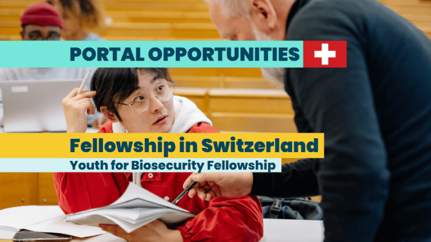 Youth for Biosecurity Fellowship 2025 in Switzerland